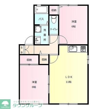 プレミール A (片岡町)の物件間取画像